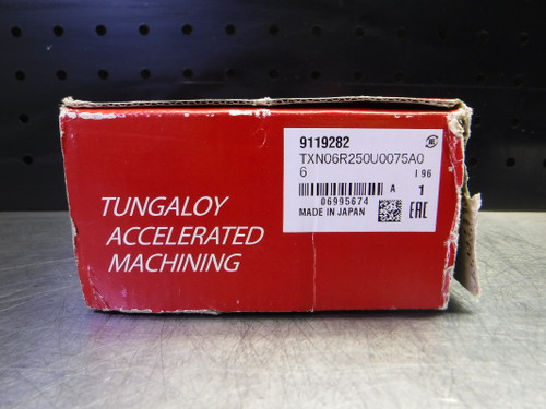 Tungaloy 2.5" Indexable Facemill 3/4" Arbor TXN06R250U0075A06 (LOC1198B)