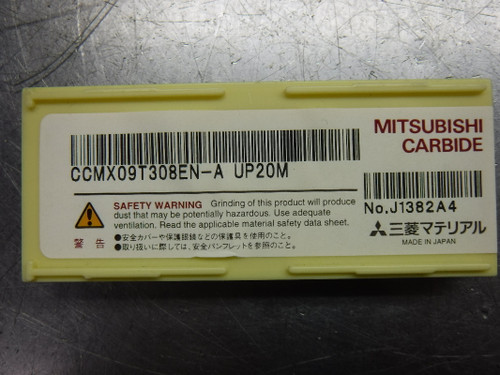 Mitsubishi Carbide Inserts QTY10 CCMX09T308EN-A UP20M (LOC1984A)