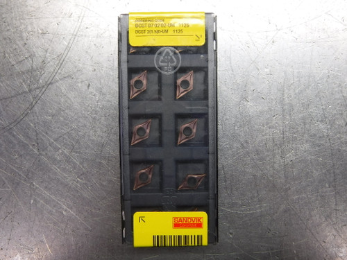 Sandvik Carbide Insert QTY10 DCGT 07 02 02-UM / DCGT 2(1.5)0-UM 1125 (LOC1984A)