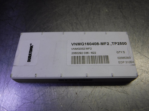 SECO Carbide Inserts QTY5 VNMG332-MF2 / VNMG160408-MF2 TP2500 (LOC2165)