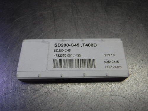 SECO Carbide Inserts QTY10 SD200-C45 T400D (LOC1961A)