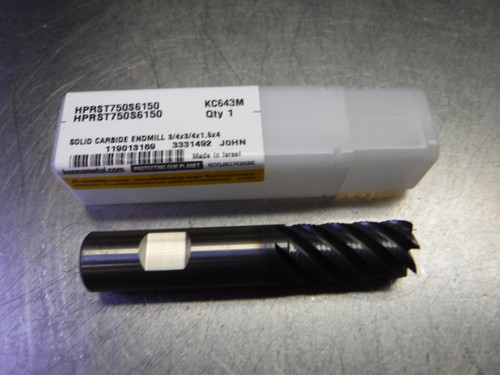 Kennametal 3/4" 6 Flute Carbide Roughing Endmill HPRST750S6150 KC643M (LOC1173B)