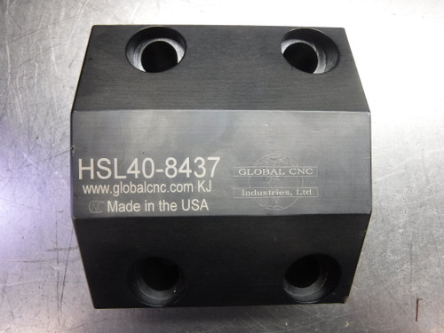Global CNC HAAS 2.5” ID Static Tool Block External Coolant HSL40-8437 (LOC1884A)