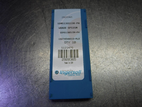 Ingersoll Carbide Inserts QTY10 SDMS130515R-PH SP535M (LOC1674)