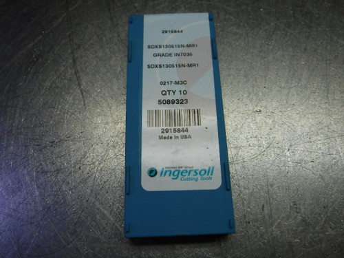 Ingersoll Carbide Milling Inserts QTY10 SDXS130515N-MR1 IN7035 (LOC1843B)