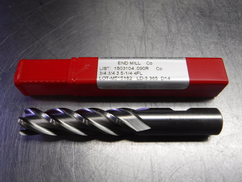 Minicut International 3/4" 4 Flute HSS Endmill 3/4" Shank 1503104.090R (LOC2088C)