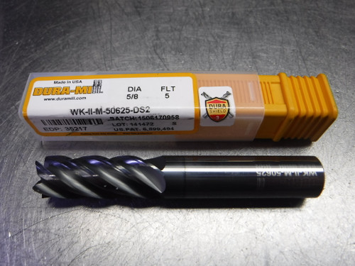 Dura-Mill 5/8" 5 Flute Carbide Endmill 5/8" Shank WK-II-M-50625-DS2 (LOC2089A)