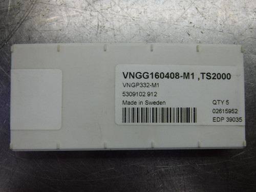 SECO Carbide Inserts QTY5 VNGG160408-M1 / VNGP332-M1 TS2000 (LOC1950A)