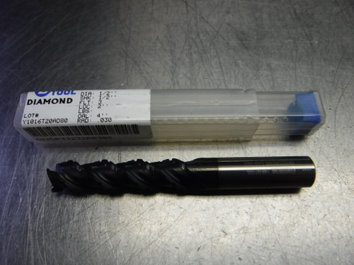 Destiny Tool 1/2" 3 Flute Carbide Roughing Endmill DR33232R030S (LOC1116B)