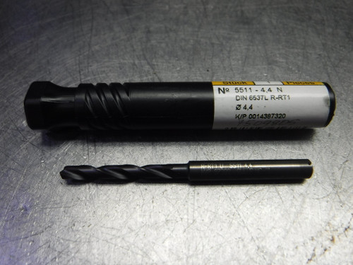 Guhring 4.40mm (0.1732") Coolant Thru Carbide Drill 9055110044000 (LOC1108B)
