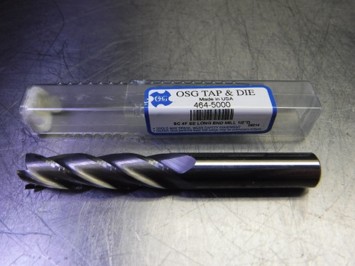 OSG 1/2" 4 Flute Carbide Endmill 1/2" Shank 464-5000 (LOC1108B)