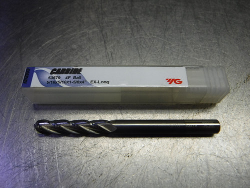 YG 5/16" 4 Flute Carbide Ballnose Endmill 5/16" Shank 53579 (LOC1163B)