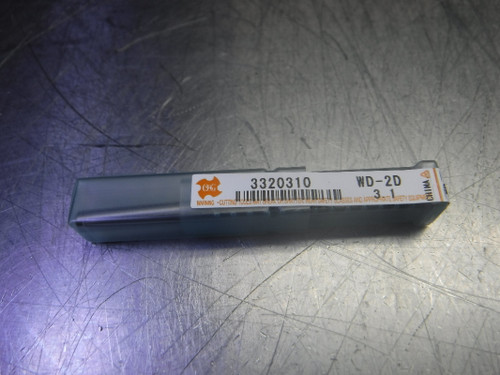 OSG 3.1mm Carbide Drill 4mm Shank 3320310 (LOC1016B)