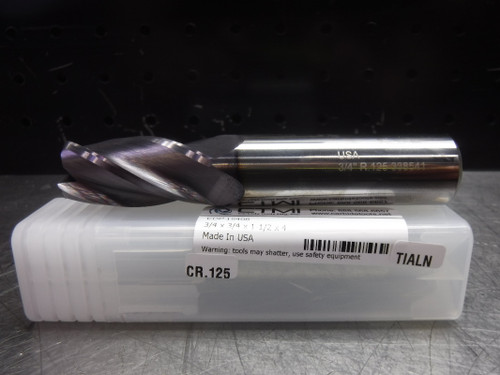 CTMI 3/4" Carbide Endmill 4 Flute 3/4 x 3/4 x 1-1/2 x 4 CR.125 TIALN (LOC2738C)