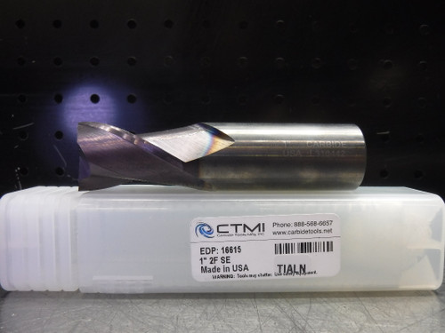 CTMI 1" Carbide Endmill 2 Flute 1" 2F SE TIALN (LOC2128A)