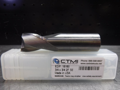 CTMI 3/4" Carbide Endmill 2 Flute 3/4 x 3/4 2F SE (LOC2050B)