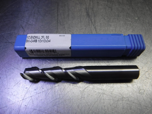 SGS/Kyocera 1/2" 2 Flute Carbide Endmill 1/2 shank SKI-CARB 1/2x1/2x2x4 (LOC256)