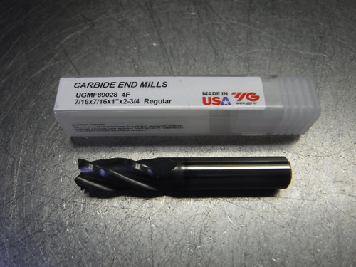 YG 7/16" 4 Flute Carbide Endmill 7/16" Shank UGMF89028 (LOC297)