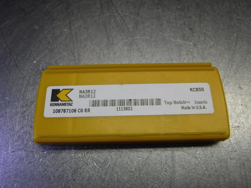 Kennametal Carbide Grooving Inserts QTY5 NA3R12 KC850 (LOC278A)