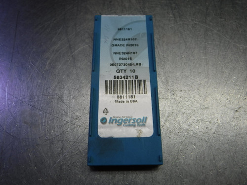 Ingersoll Carbide Milling Inserts QTY10 NNE324R107 IN2015 (LOC1286B)