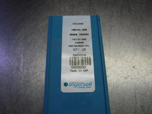 Ingersoll Carbide Inserts QTY10 TNEC44-008 IN2040 (LOC1285A)