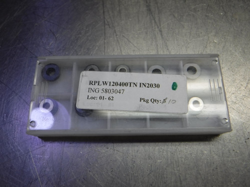 Ingersoll Carbide Milling Inserts QTY10 RPLW120400TN IN2030 (LOC1283D)