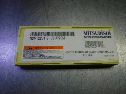 Mitsubishi Carbide Turning Inserts QTY10 NCMT220412-U2 UP20M (LOC1278D)