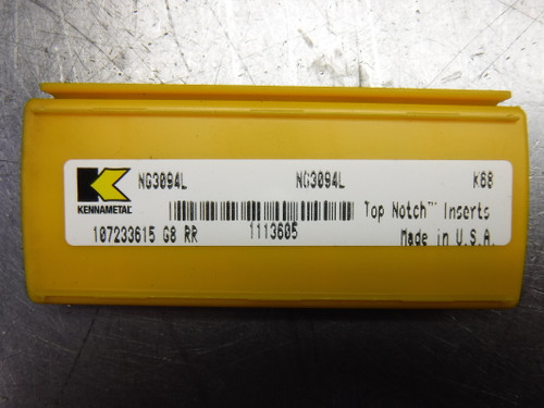 Kennametal Carbide Inserts QTY5 NG3094L K68 (LOC984A)
