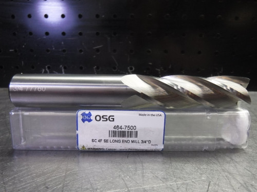 OSG 3/4" Carbide Endmill 4 Flute 464-7500 (LOC563B)