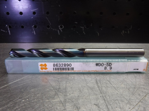 OSG WDO-5D 8.9mm Carbide Drill Coolant Thru 8632890 (LOC1229B)
