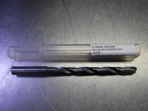 CTMI 8.30mm Coolant Thru Carbide Drill 8XD 08.30x10.00x95x142IK ALCRN (LOC1796)