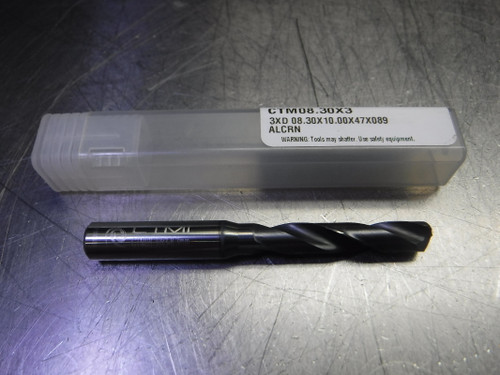 CTMI 8.30mm Carbide Drill 10mm Shank 3XD 08.30x10.00x47x089 ALCRN (LOC1023C)