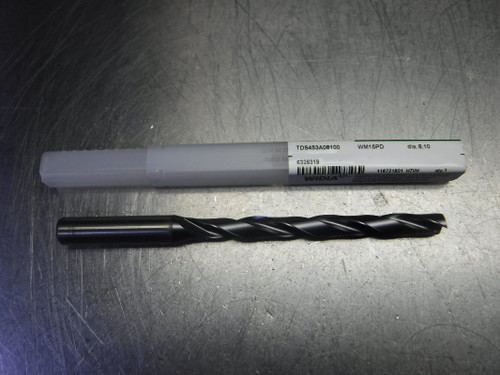 Widia 8.10mm Coolant Thru Carbide Drill TDS453A08100 WM15PD (LOC1851B)