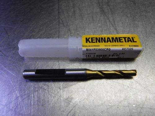 Kennametal 3.90mm Carbide Drill 6mm Shank B041F03900CPG KC7325 (LOC1218C)
