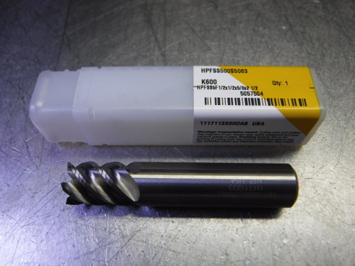 Kennametal 1/2" 5 Flute Carbide Endmill 1/2" Shank HPFSS500S5063 K600 (LOC3227) Kennametal 1/2" 5 Flute Carbide Endmill 1/2" Shank HPFSS500S5063 K600 (LOC3227)