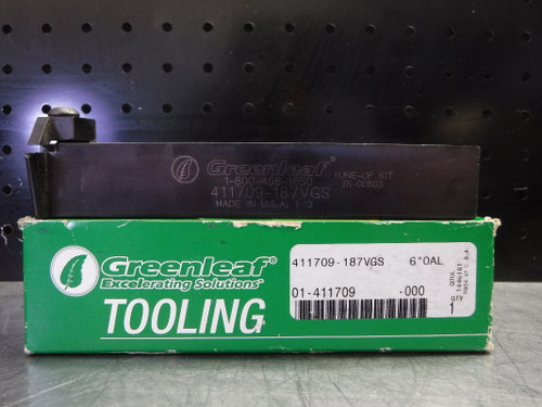 Greenleaf Indexable 90° Grooving/Profiling Toolholder 411709-187VGS (LOC3681)