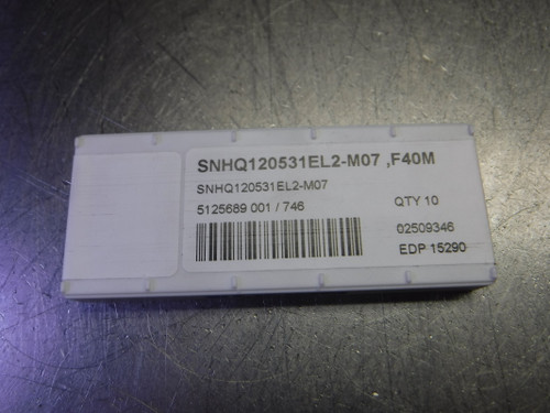 SECO Carbide Milling Inserts QTY10 SNHQ120531EL2-M07 F40M (LOC88A)