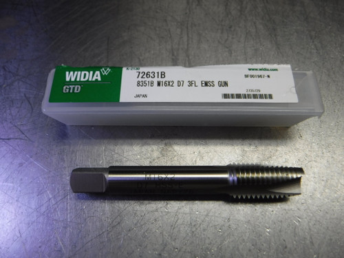 M16 X 2.0 D7 3 Flute Spiral Bottoming Tap - HSSE-V3 With HardSlick Coating - Y.G-1