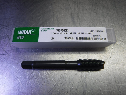 Widia/GTD 7/16-20 H11 3 flute HSS Plug Tap 7/16-20 H11 3F PLUG VT-SPO (LOC411)