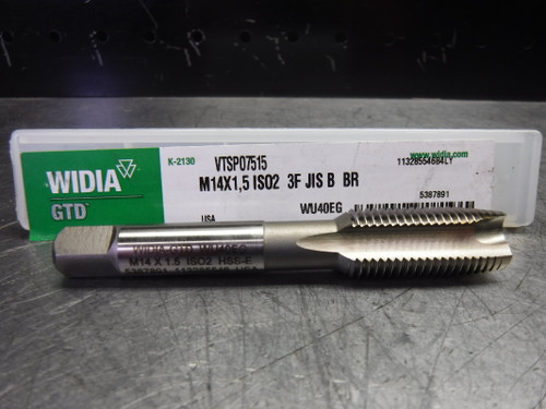 Widia M14x1.5 ISO2 Spiral Point Plug Tap 3 flute VTSPO7515 WU40EG (LOC3692)