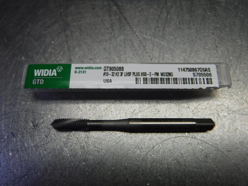 Widia/GTD #10-32 H2 3 flute HSS SF Plug Tap GT905088 (LOC3301)