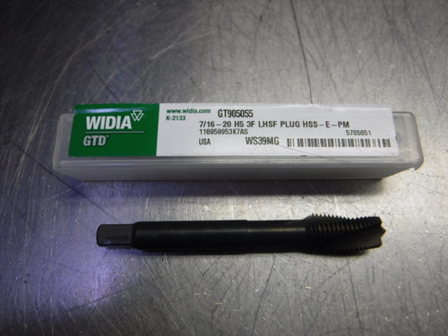 Widia/GTD 7/16-20 H5 3 flute HSS SF Plug Tap GT905055 WS39MG (LOC3310)