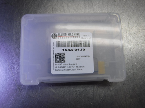 AMEC #4 T-A 1.9375" (49.21mm) Cobalt Spade Drill Insert QTY1 154A-0130 (LOC3314)