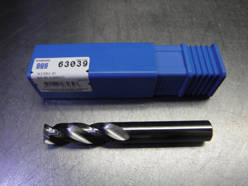 SGS/Kyocera 14.30mm 3 Flute Carbide Machine Drill 14.30mm Shank 63039 (LOC3320)