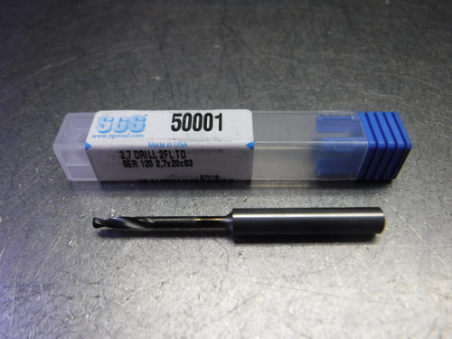 SGS 2.70mm 2 Flute Carbide Diamond Coated Drill 50001 (LOC3325)