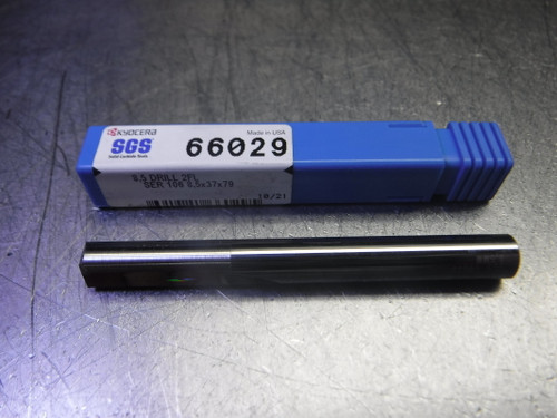 SGS/Kyocera 8.50mm Straight Flute Carbide Drill 8.50mm Shank 66029 (LOC3350)