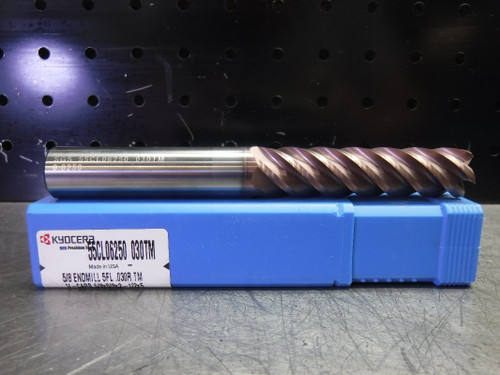 Kyocera 5/8" Solid Carbide Endmill .030 Rad 5 Flute 55CL06250 030TM (LOC3699)