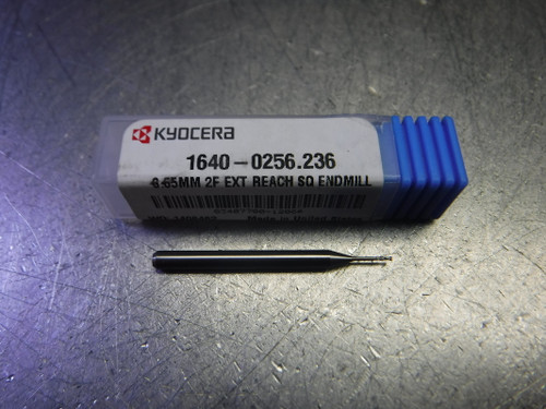 Kyocera 0.65mm 2 Flute Carbide Endmill 3mm Shank 1640-0256.236 (LOC3387)