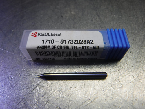 Kyocera .440mm 3 Flute Carbide Endmill 3mm Shank 1710-0173Z028A2 (LOC3387)