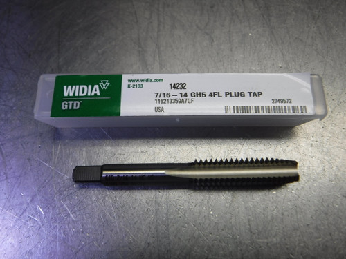 Widia/GTD 7/16-14 GH5,4 Flute HSS Plug Tap 14232 (LOC3392)